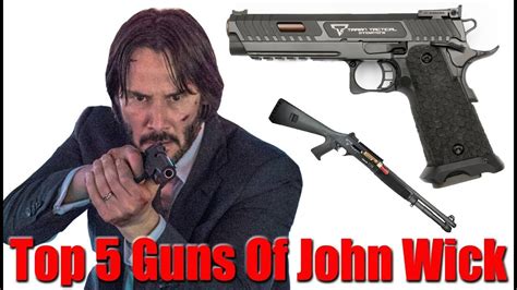 What pistol does john wick use. Benelli M2 Super 90 (TTI M2 Ultimate 3 Gun Package) Charon [3] John Wick [3] Benelli M4 Super 90. Charon [3] Benelli M4 Super 90 (TTI M4 Upgrade Package) The Sommelier [2] John Wick [2] Double Barreled Shotgun. 
