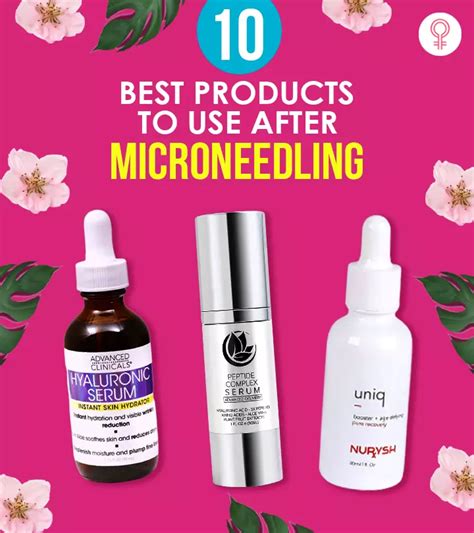 What serum should i use after microneedling