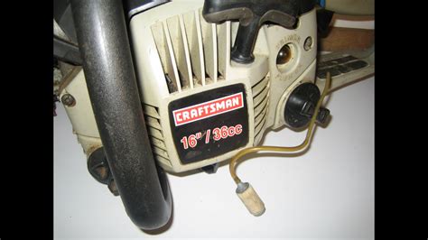 What should I do about my Craftsman gas chainsaw with no spark