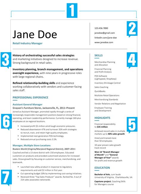 What should a resume look like. Note: Put your name front and center at the top of your resume and make sure that it stands out. This can be accomplished by bolding your name, increasing the font size, or both! You can also get creative with your font style, but remember that readability is the most important thing. You don’t want everyone calling you Kelly if your name is ... 