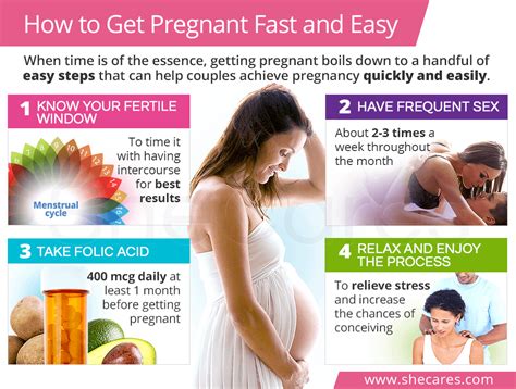 What should be done to get pregnant