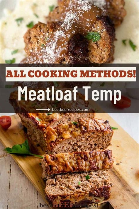 What should be the temperature of meatloaf