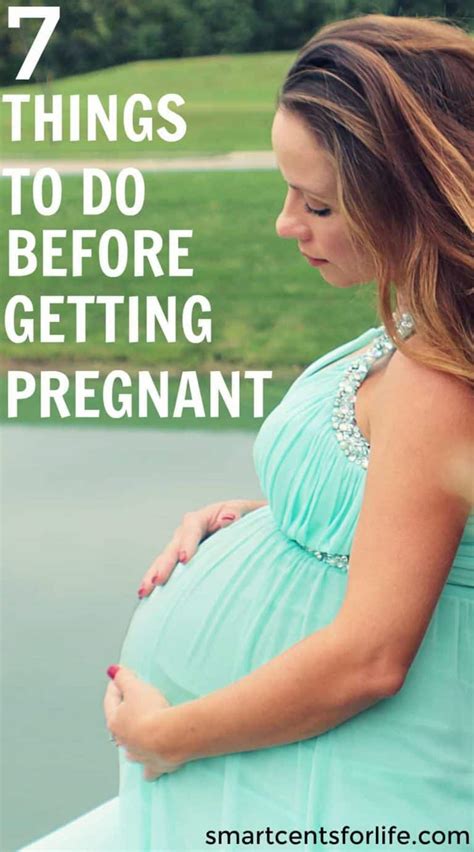 What should i do before getting pregnant