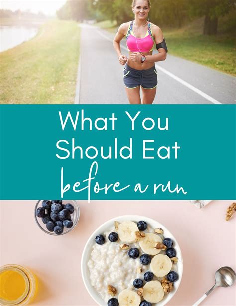 What should i eat before a run