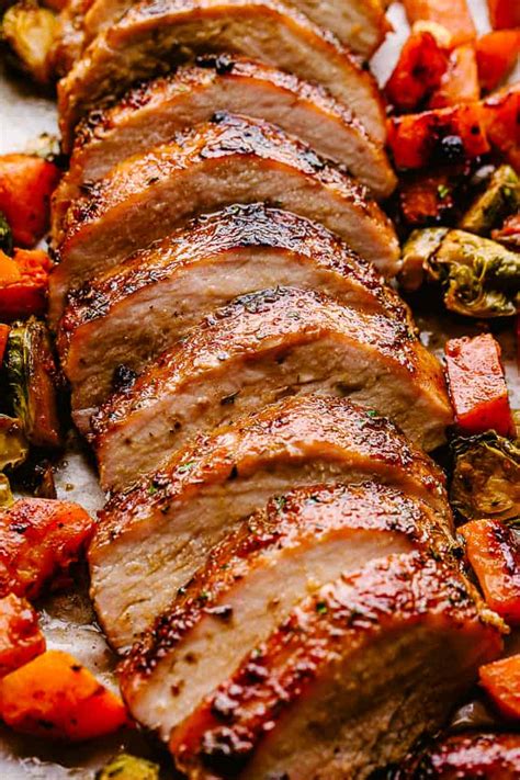What should pork loin be cooked to