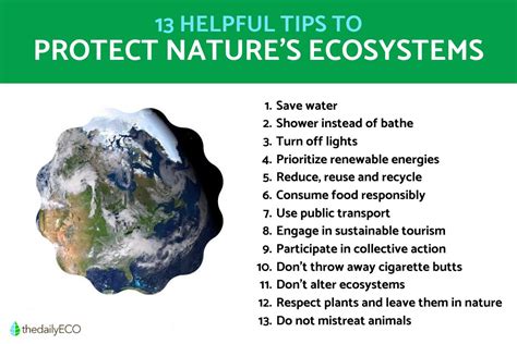 What should we do to protect nature