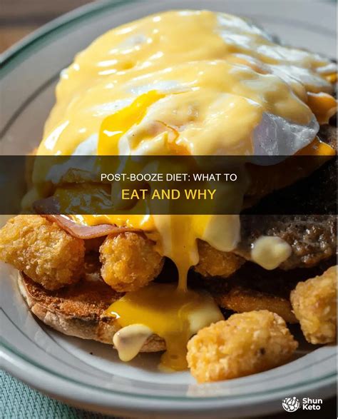 What should you eat after drinking alcohol