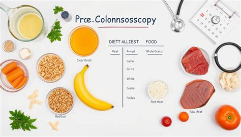 What should you eat before a colonoscopy