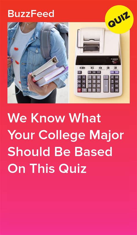 What should your major be quiz