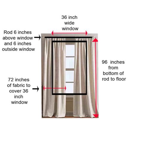 What size curtains do i need. A. Standard curtain panel widths range from 48 inches to 54 inches. For a 72-inch window, you can use one curtain panel if it’s wide enough to cover the entire window when closed, or two panels for a fuller look. As for the length, standard sizes are 63 inches, 84 inches, 95 inches, and 108 inches. 