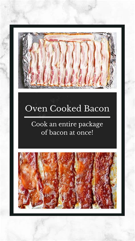 What temp to cook bacon in oven