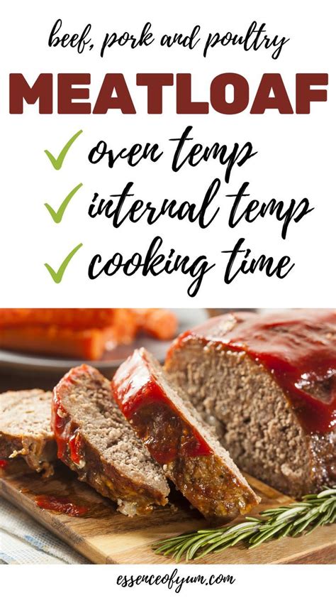 What temperature is cooked meatloaf