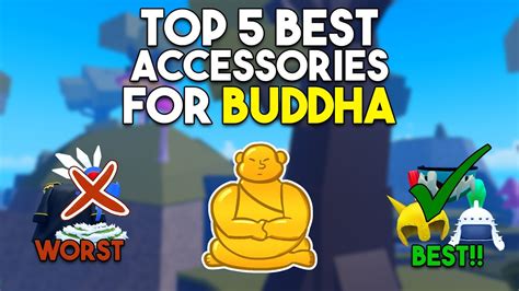 What is the best accessory for buddha users? Swan Glasses. Ghoul Mask. Lei. This is for me to click so I can see if I'm right. 1293 Votes in Poll. Accessories Buddha. 4. 1.