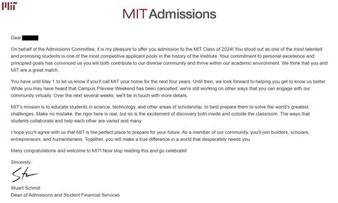 What time do mit decisions come out. Says in the application portal that they "anticipate releasing admission decisions for Regular Decision candidates on March 27th". So yes, it's accurate. I'm getting in!!!! 41 votes, 459 comments. Links 2024 Regular Decision Megathreads 2023-2024 EA/ED Megathreads Decision Dates Calendar A2C Discord Server Rules Don't…. 