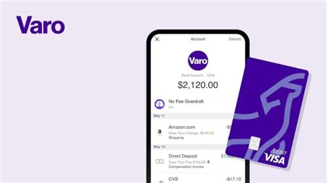 1. Varo. Varo is an online bank designed for banking at all stages of life. There are no credit checks to open the account, and the bank charges minimal fees, with no overdraft fees and no monthly fees. Direct deposit paychecks arrive up to two days earlier, and Varo-to-Varo transfers are instant.