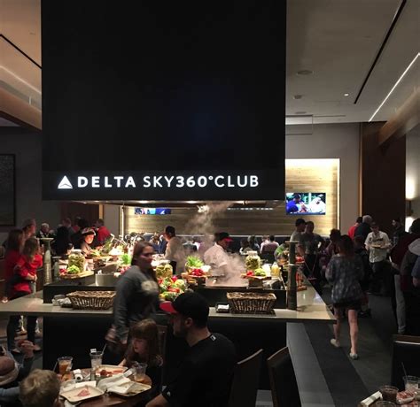 What time does delta 360 club open. Delta Airlines Lounges at Denver Airport. Delta Airlines has a sky club at Concourse A, level 4. The lounge is open from 4:30 AM to 12:15 AM (Saturday: 4:30 AM to 7:30 PM). You can enjoy a lavish restaurant with a broad range of cuisines, an open bar, and a private shower at the Delta Sky Club. Here are 3 ways you can access the lounge -. 