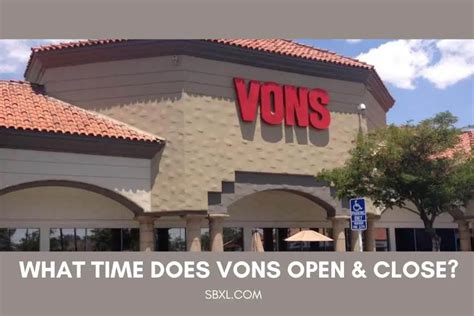 What time does vons open. Things To Know About What time does vons open. 