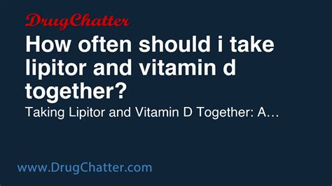 What time should i take lipitor