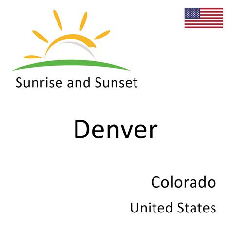 What time will the sun rise in Denver?