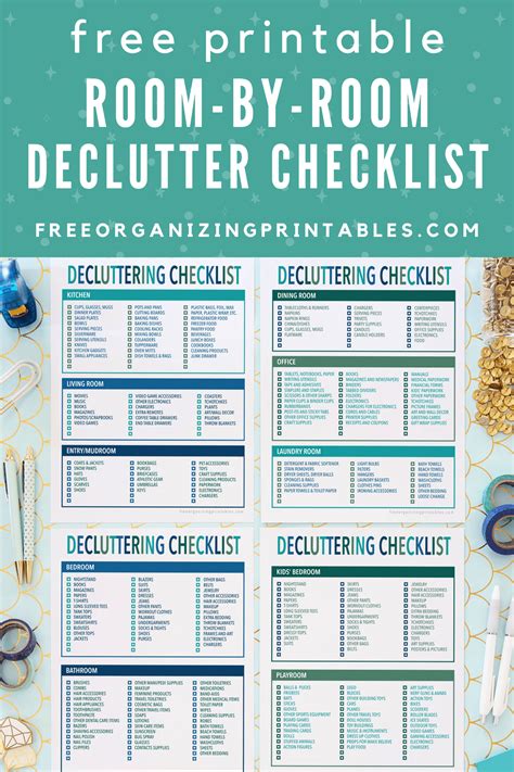 What to Declutter to Have an Organized Home [Free Printable Calendar