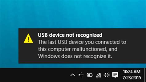 What to Do When a USB Device Is Not Recognized in Windows 10