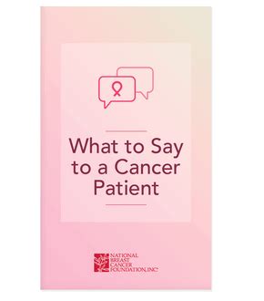 What to Say to a Cancer Patient eBook