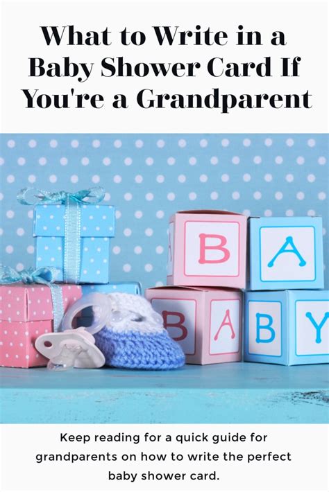 What to Write in a Baby Shower Card from Grandparents - This …