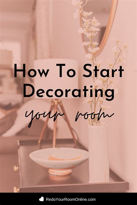 What to do first when decorating