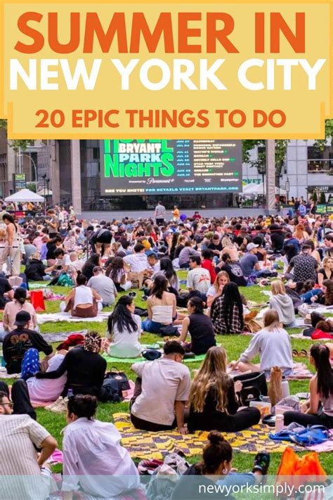 What to do in summer in nyc