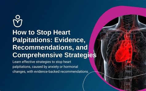 What to do to stop palpitations