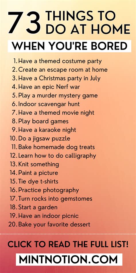 What to do when you are home and bored. That’s why I made this list of 45 fun activities that will make your boredom fly away! From reading a book, making a craft, or playing some games – there are so many ways to have fun and get creative when it gets late and you’re all alone in bed or with friends. You deserve more than just sitting around being bored! 