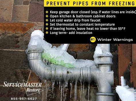 What to do with frozen pipes. 