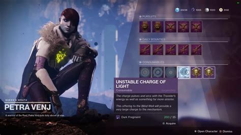 What to do with the Unstable Charge of Light in Destiny 2