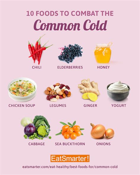 The best foods for a cold, which will help you recover faster and strengthen your immune system.