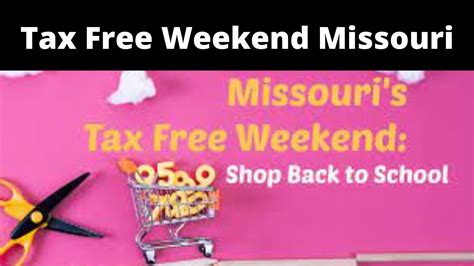 What to know about Missouri’s 2023 tax-free weekend