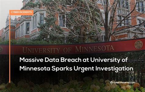 What to know about the University of Minnesota’s data breach