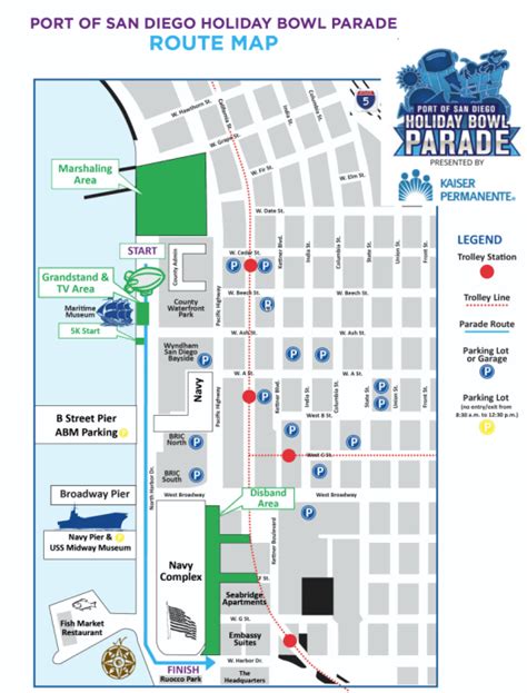 What to know before the Holiday Bowl and parade: Road closures, parking