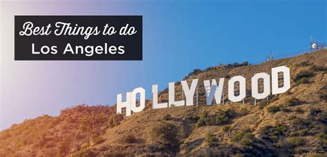 What to see and do in la