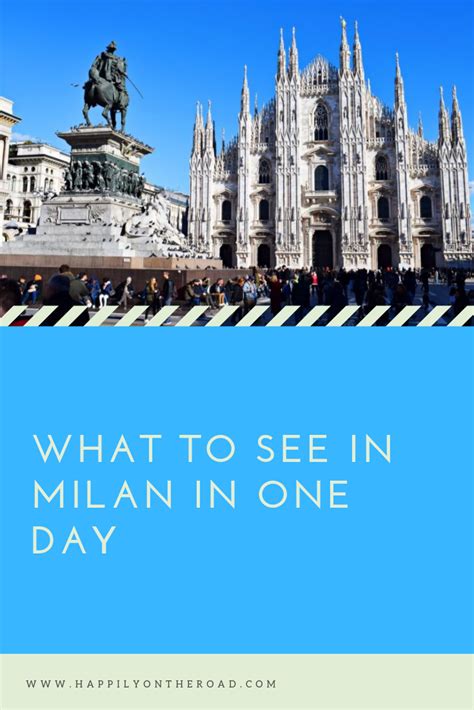 What to see in milan one day