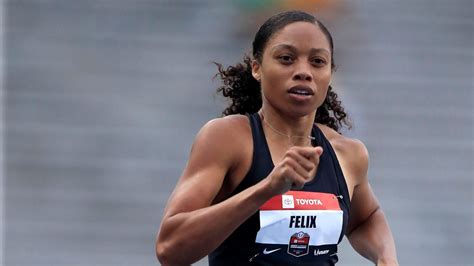 What was Allyson Felix diagnosed with 