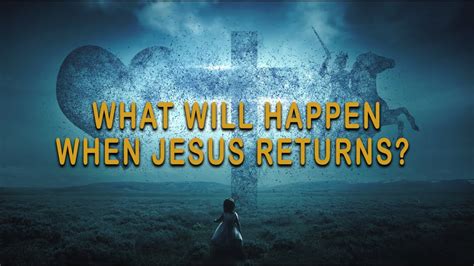 What will happen when jesus returns. The second coming of Christ will be personal, visible and glorious, a blessed hope for which we should constantly watch and pray. It will be the time when Jesus establishes His kingdom on earth, rewards His Church, judges the nations, and establishes a thousand-year Messianic Kingdom. No man knows the day or the hour of this event. 