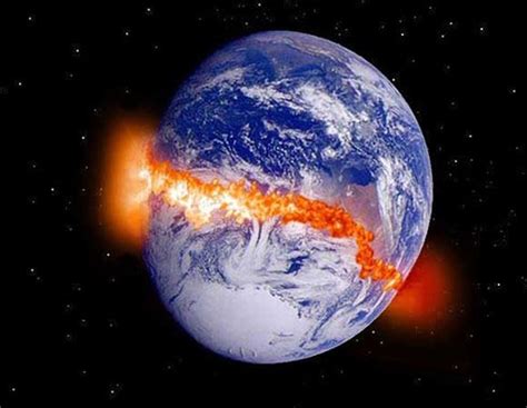 What would happen if the earth was cut in half perfectly Pole