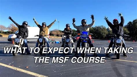 What you need to know about the MSF Course YouTube