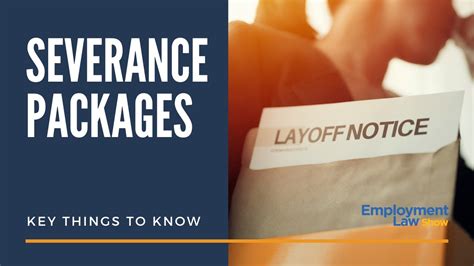 What you should know about a severance package