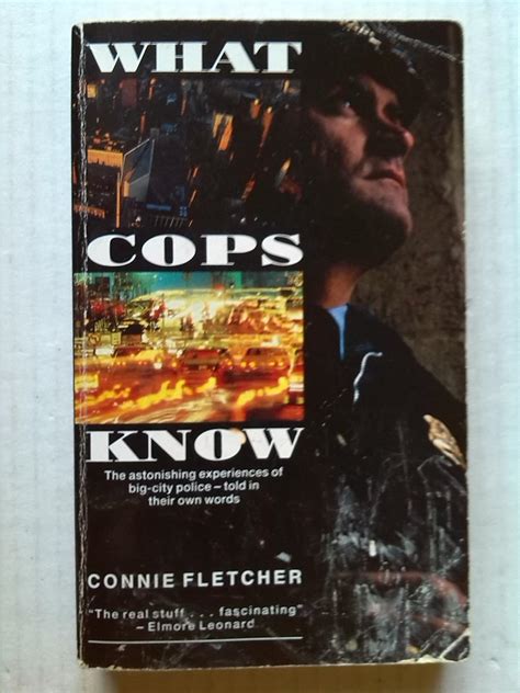 Full Download What Cops Know By Connie Fletcher