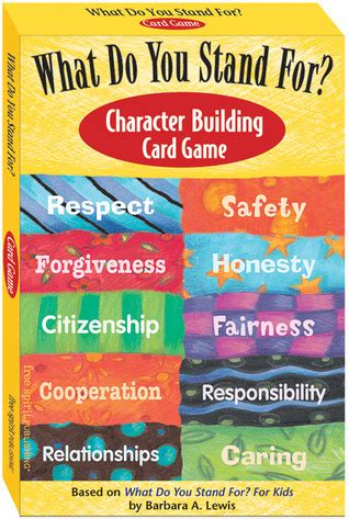 Download What Do You Stand For Character Building Card Game By Barbara A Lewis