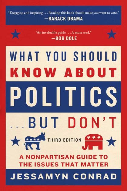 Download What You Should Know About Politics    But Dont A Nonpartisan Guide To The Issues That Matter By Jessamyn Conrad