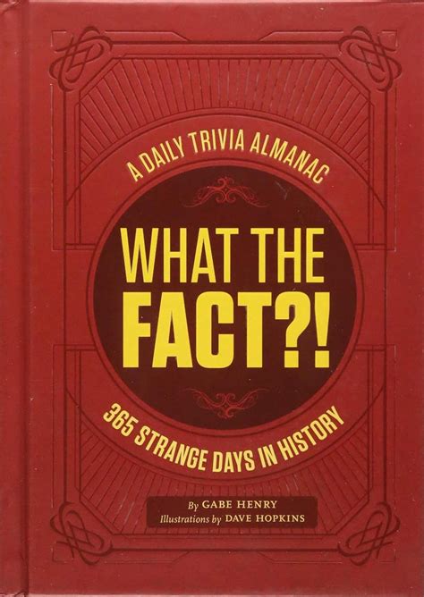 Download What The Fact 365 Strange Days In History By Gabe Henry