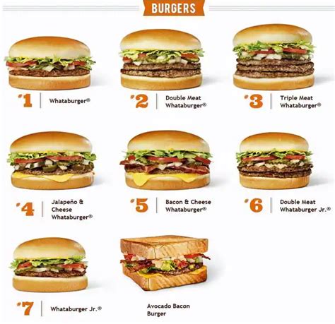 Whataburger Kids Menu