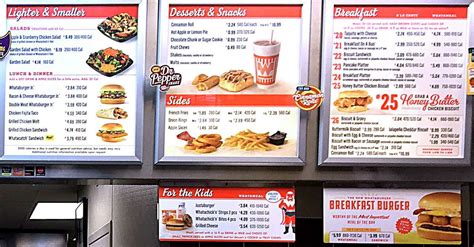 Whataburger Printable Menu